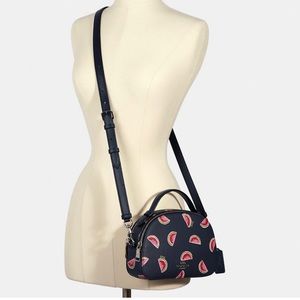NWT Coach Watermelon Pattern Serena Satchel